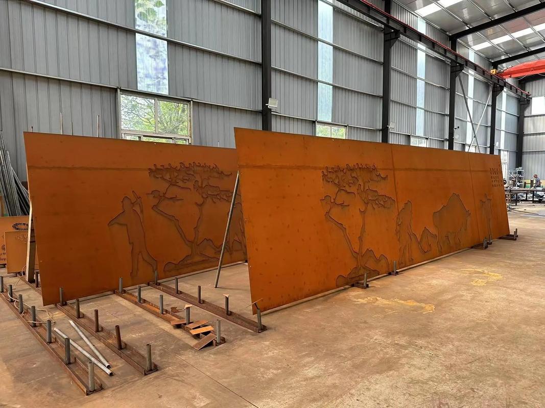 三家镇耐候钢幕墙