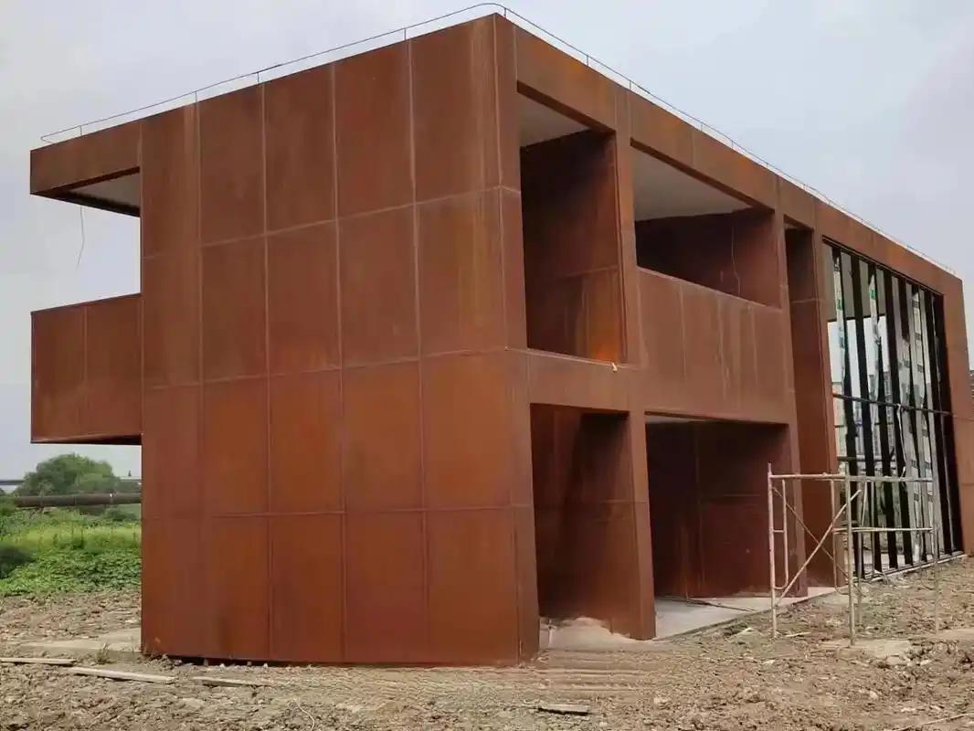 三家镇耐候钢板幕墙